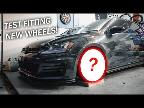 Unboxing and Test Fitting the NEW Wheels for the Mk7 GTI!