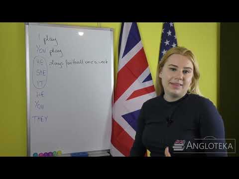 Czas “Present Simple” w zdaniach twierdzących - cz.7 - język angielski dla początkujących