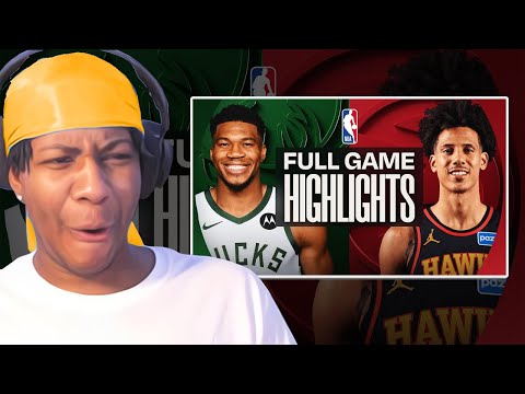 Lvgit Reacts To BUCKS at HAWKS | FULL GAME HIGHLIGHTS | January 19, 2026