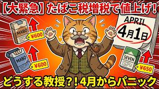 テリア+40円、MII+50円──2026年4月たばこ増税の全貌と2029年700円時代