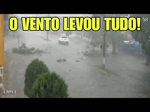 😱Microexplosão assustadora hoje em Restinga Sêca/RS 29.01.2026