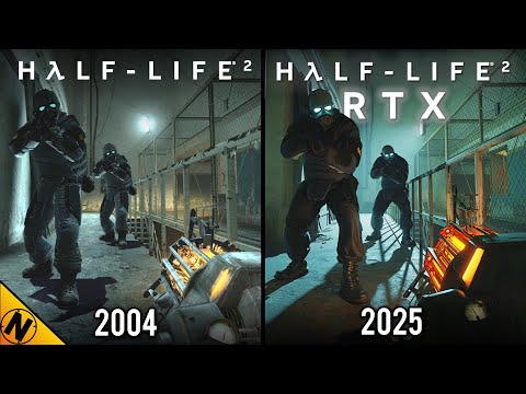Half-Life 2 RTX vs Half-Life 2 Original | Direct Comparison