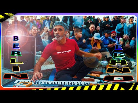 Live Street Music Berlin | Tribalneed’s Magical Melodic Techno Trance Journey 🎹 Juno-106