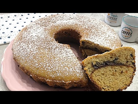 Ciambella al caffè dal cuore cremoso | Divertirsi in cucina