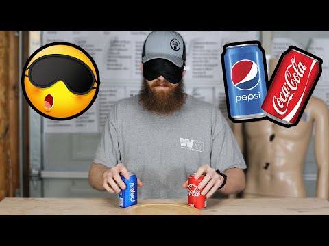 Blindverkostungstest Coca-Cola vs. Pepsi