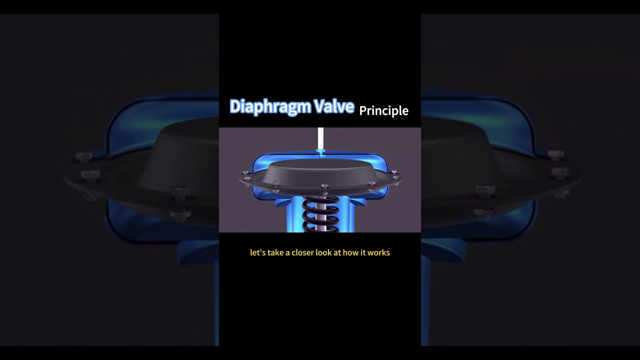 Understanding the Working Principle of Diaphragm Valves #Valve #Machinery #Industry