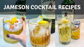 3 Jameson Cocktail Recipes You Can Make at Home
