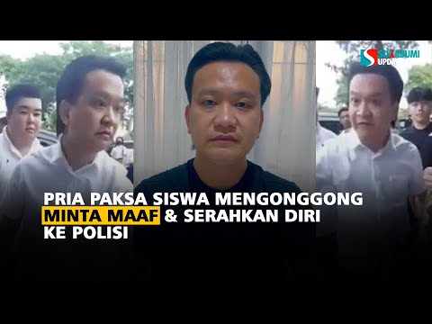 Pria Paksa Siswa Mengonggong Minta Maaf & Serahkan Diri ke Polisi