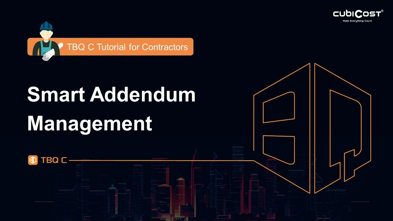 4 Contractors - Smart Addendum Management