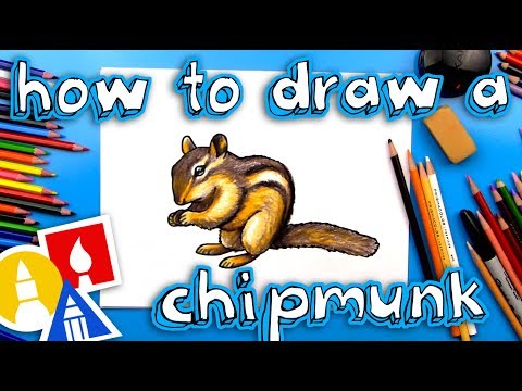 How To Draw A Realistic Chipmunk