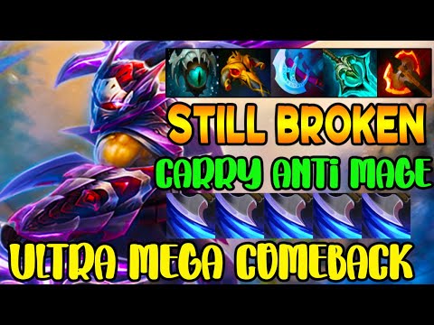 UNEXPECTED MEGA CREEP COMEBACK - STILL BROKEN CARRY ANTI MAGE - DOTA 2 GAMEPLAY