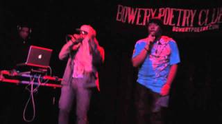 PAPERCHASE CLIQUE LIVE AT THE BOWERY POETRY CLUB. Pt 2 of 2