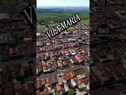 Voo sobre a Vila Maria Altinópolis