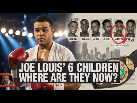 Whatever Happened to Joe Louis' 6 Children - The Brown Bomber