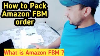 How to Pack Amazon FBM order. What is Amazon FBM. Junaid Khan Official