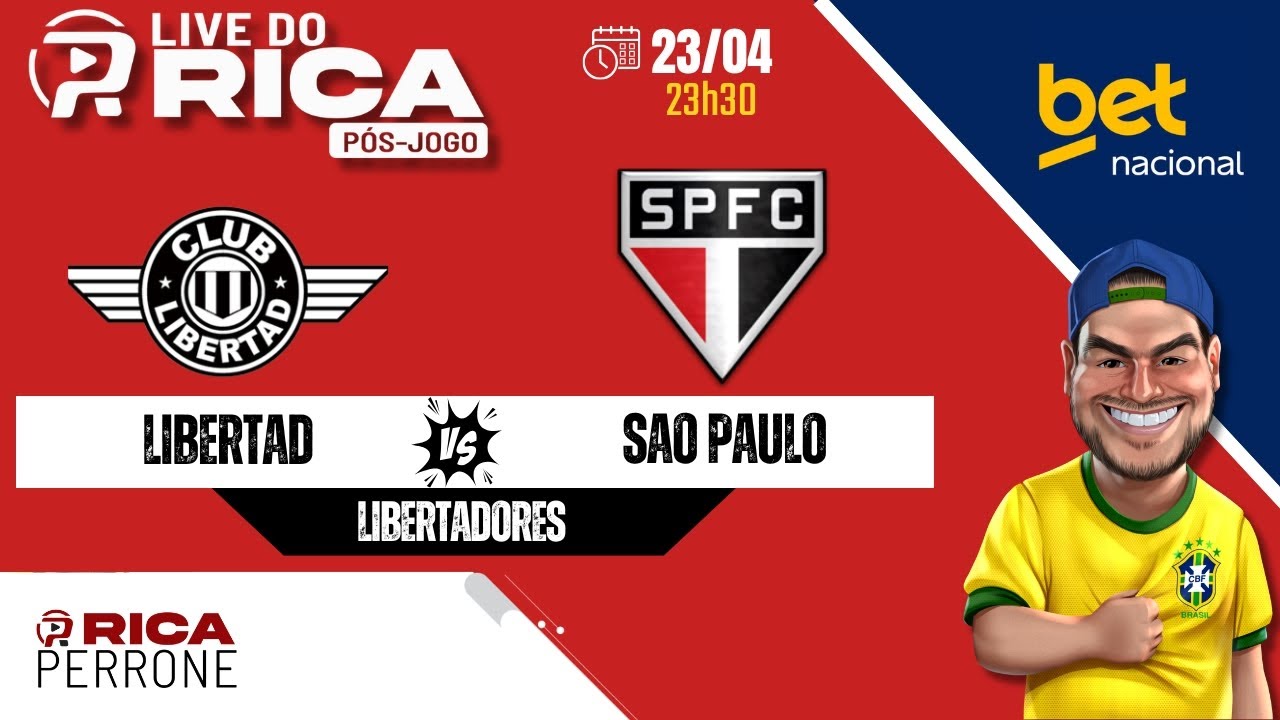Live pós jogo - Libertad x Sao Paulo