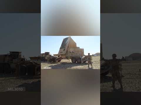 U.S. Army MIM-104 Patriot air defense system in Kuwait.