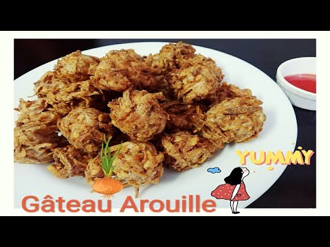 Gateau Arouille | Taro Fritters | Mom's Recipe | Mauritius | TheTriosKitchen