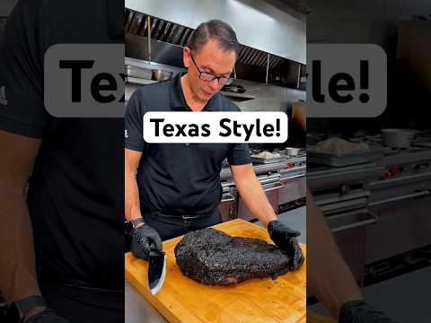 Teaching you how to serve brisket Texas style