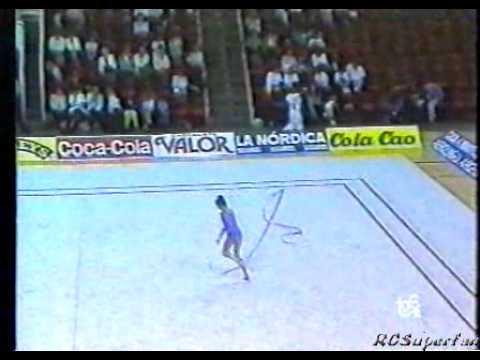 Olga Makeeva Ribbon 1989 Barcelona Cup.avi