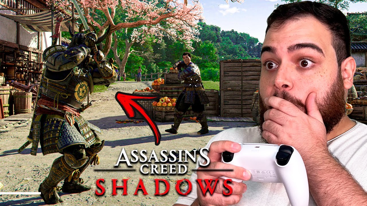 MUDOU TUDO! Gameplay de ASSASSIN'S CREED SHADOWS está INCRÍVEL!