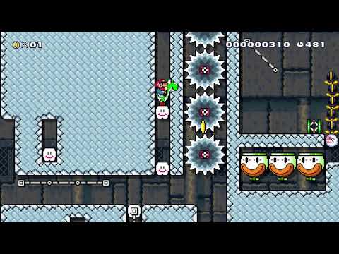 [Super Mario Maker Puzzle] Tongue-Tied Puzzle by MLew