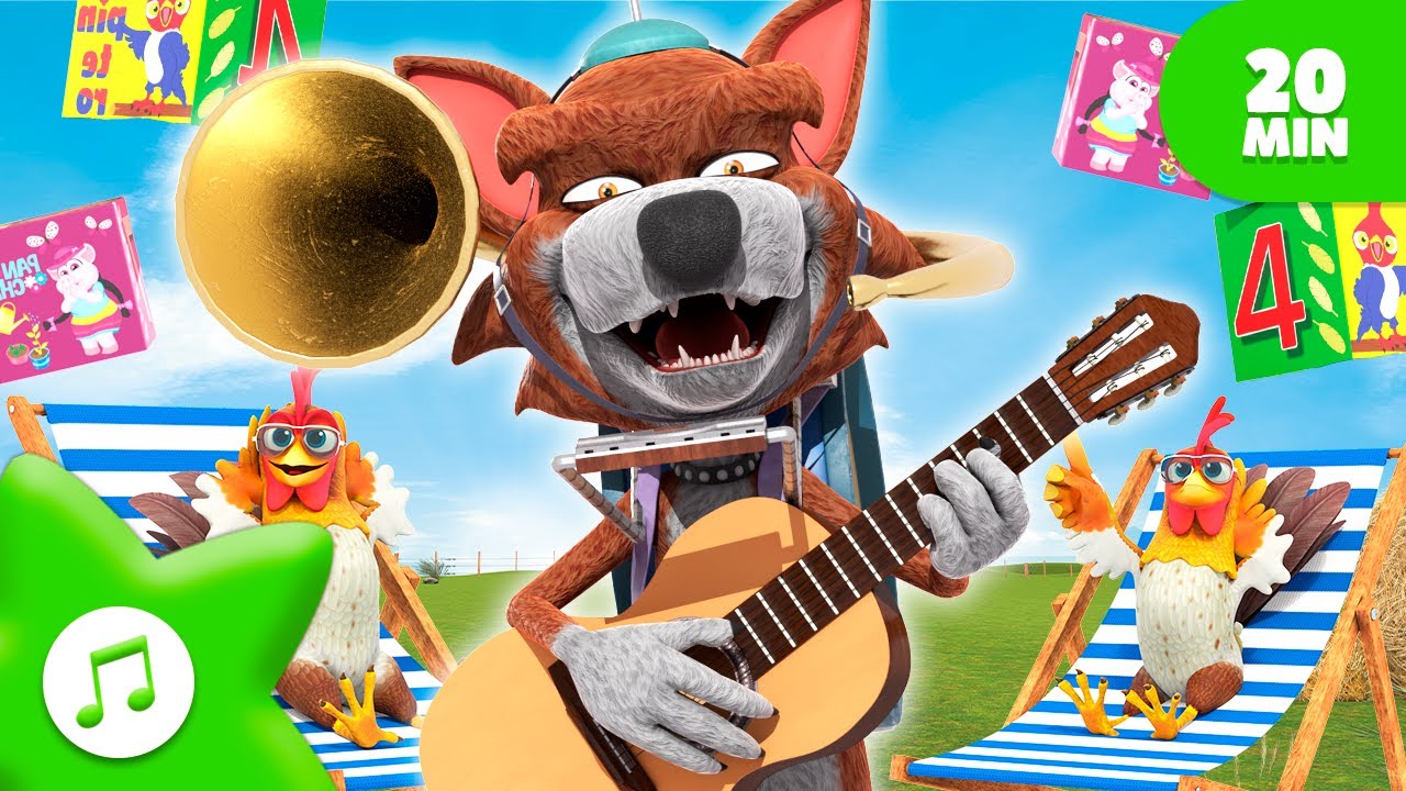 Quando o lobo Beto chega 🐺 Desenhos Animados | A Fazenda Do Zenon em Português - Canções Infantis