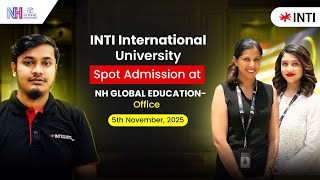 Spot admission is underway at INTI. INTI International University & College Admission Officer wil...