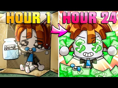 How Much Robux Can A 6 YEAR OLD Make in 24 HOURS?