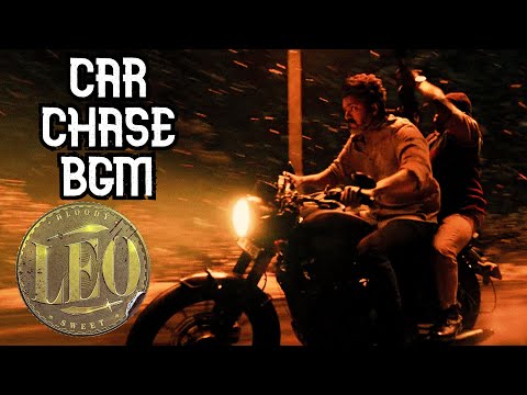 LEO Car Chase Scene BGM | Leo Background Score | Anirudh Ravichander | Thalapathy Vijay | lokesh