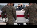 Biden watches as dignified transfer of 13 fallen U.S. service members begins