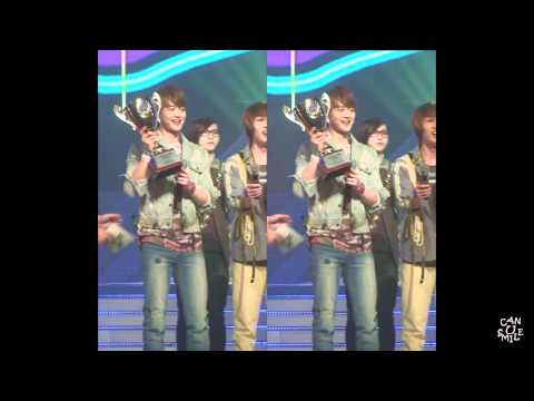 [Fancam] Happy Minho when SHINee won  ㅍ3ㅍ @ 120327 Mu$ic Show Champi0n