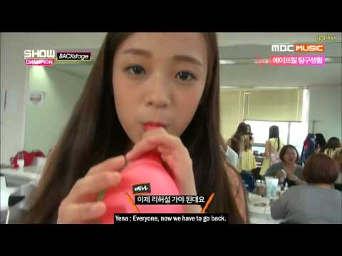 [ENG SUB] APRIL Show Champion Backstage