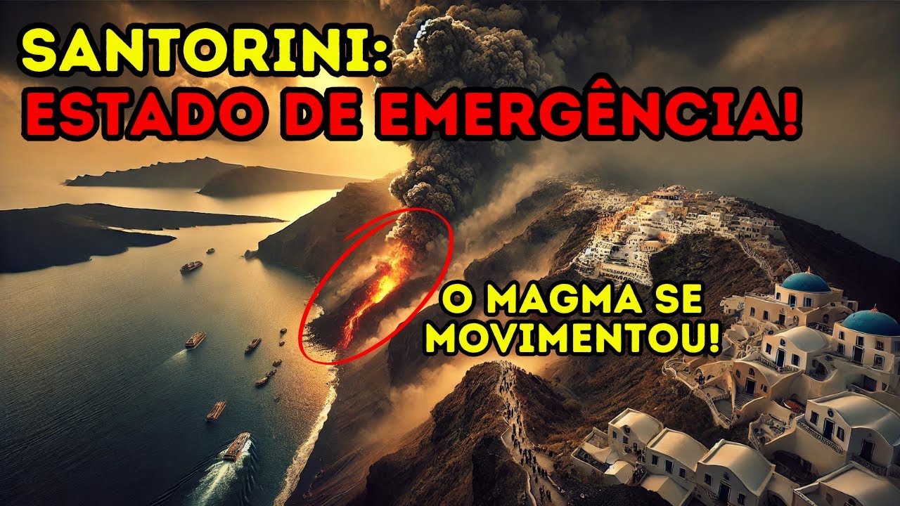 Santorini em Perigo? Ministro diz que vai construir PORTO para FUGA!