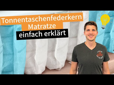 Die Tonnentaschenfederkernmatratze einfach erklärt 💡