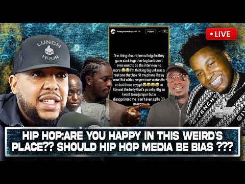 The Lunch Hour: Hip Hop, Are You Happy In This Weird Place?? Should Hip Hop Media Be Bias?