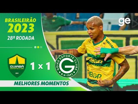 Gols e lances de Cuiabá x Goiás