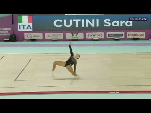 CUTINI Sara (ITA) - Finals IW : 2023 European Championships in Aerobic Gymnastics