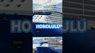 Celebrity Edge docked in Honolulu Hawaii #Celebrityedge #Honolulu #hawaiihomes