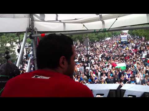 Amine K live @ Moroko Loko Techno Parade Paris 2011