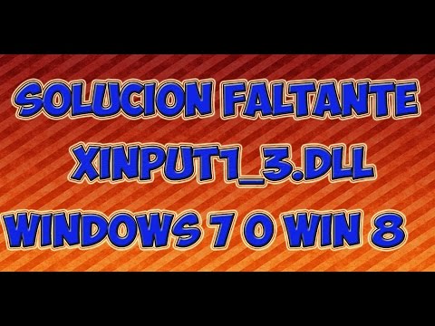 comment installer xinput1_3.dll sur windows 7