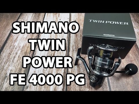 Котушка Shimano Twin Power FE 4000 PG (2024), підшип: 9+1, перед. число: 4.4:1