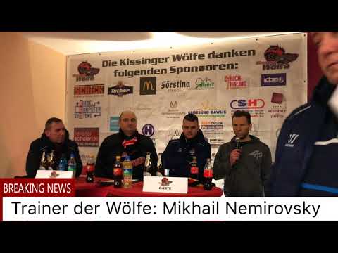 Pressekonferenz 25.02.2018 WÖLFE vs. EC Pfaffenhofen