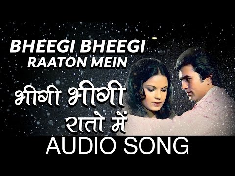 Rajesh Khanna aur Zeenat Aman : Bheegi Bheegi Raaton Mein (4K) Kishore Kumar-Lata Mangeshkar's Songs
