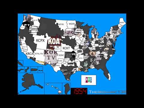 Timeline of NBC Stations by Logo (1941-1971)