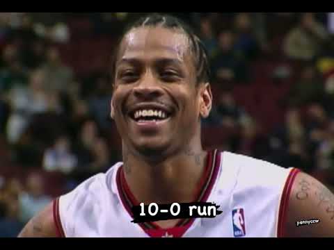 Allen Iverson and the Sixers started the 2000-2001 NBA with a 10-0 run