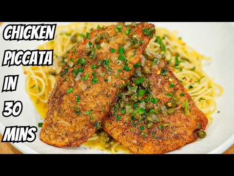 The BEST Way To Cook Chicken Breast! Easy Chicken Piccata