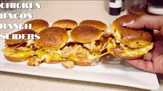 The BEST Chicken Bacon Ranch Sliders | Easy Party Recipe | Appetizers 