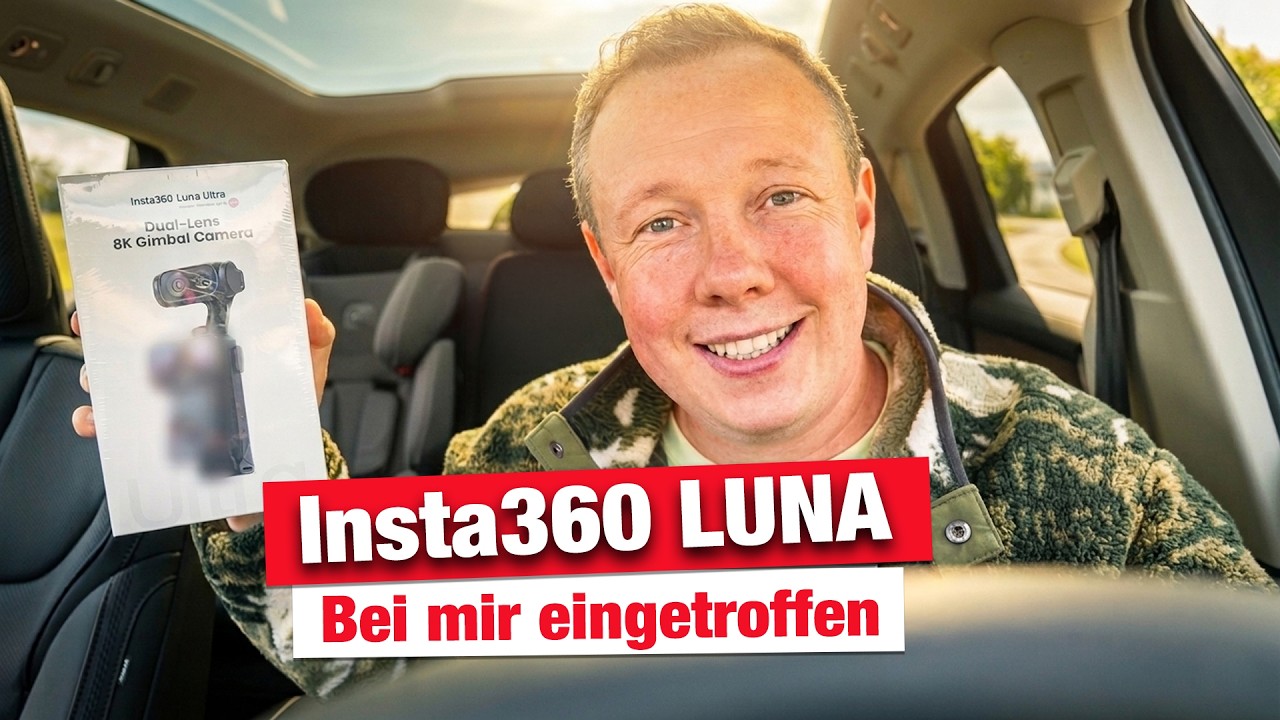 Technik News: Insta360 Luna in den Startlöchern - Massiver Rabatt auf Antigravity A1 Drohne
