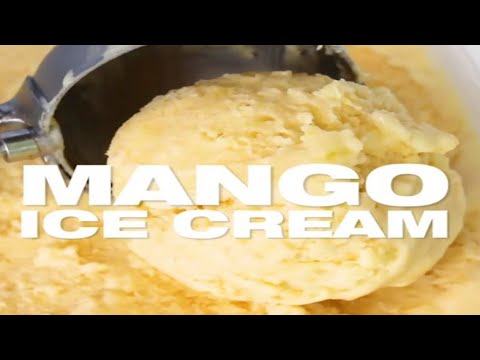 How to make mango ice cream|
